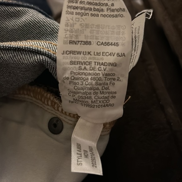 Mercantile by J. Crew Button Fly Dark Wash‎ Jeans - Size 26 - Picture 8 of 9